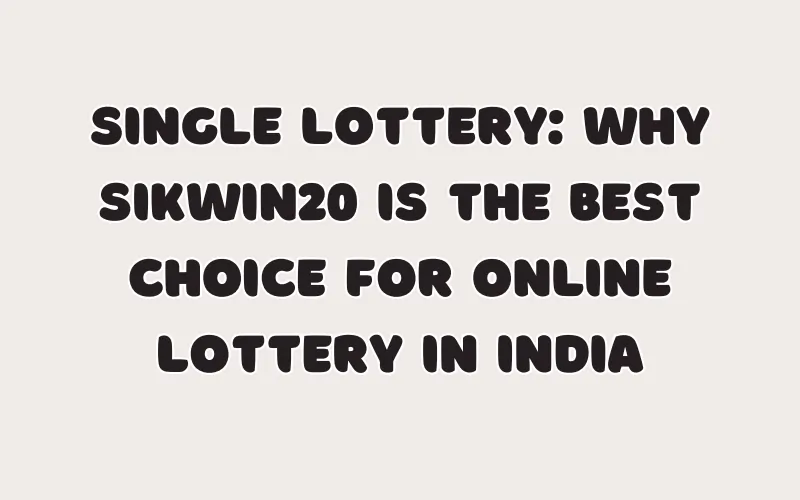 single lottery