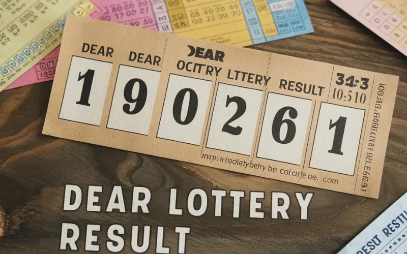 dear lottery result